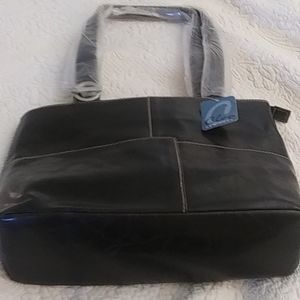 Cleo faux leather shoulder bag Black Never used original packaging